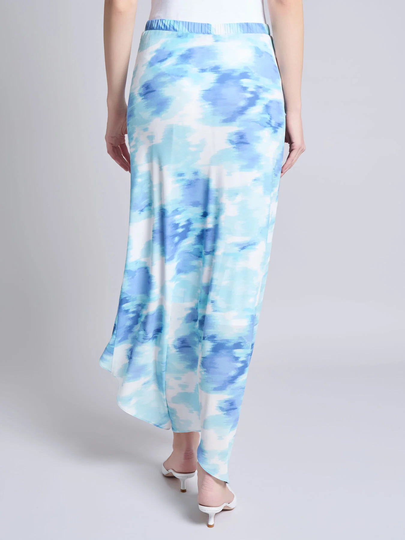 Petite Pull-On Ruffle Trim Midi Skirt - Image 4